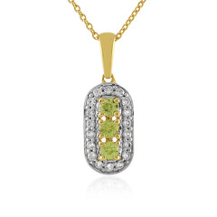Sphene Silver Necklace