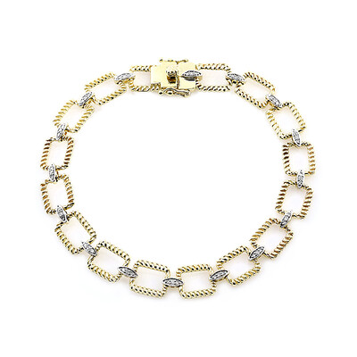 9K I1 (I) Diamond Gold Bracelet (Ornaments by de Melo)