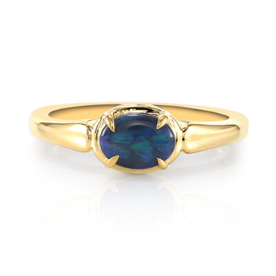 18K Lightning Ridge Black Opal Gold Ring (Mark Tremonti)