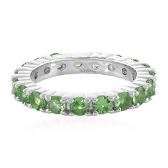 Tsavorite Silver Ring