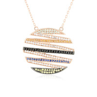 Yellow Sapphire Silver Necklace