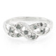 Fancy Diamond Silver Ring