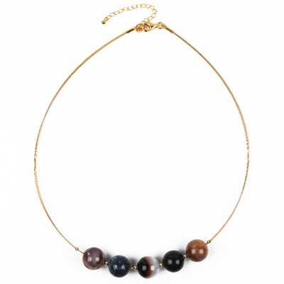 Sardonyx Silver Necklace