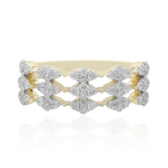9K SI1 (G) Diamond Gold Ring