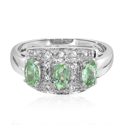 Paraiba Tourmaline Silver Ring