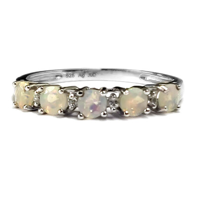Welo Opal Silver Ring