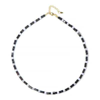 Black Hematite Silver Necklace