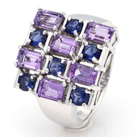Amethyst Silver Ring