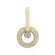 9K SI1 (G) Diamond Gold Pendant (Annette)