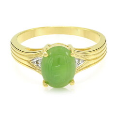 Imperial Chrysoprase Silver Ring