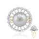 18K Tahitian Pearl Gold Ring (TPC)