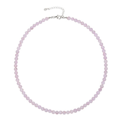 Kunzite Silver Necklace