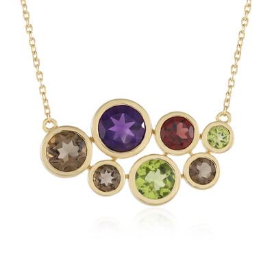 Amethyst Silver Necklace (KM by Juwelo)
