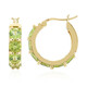 Burmese Peridot Silver Earrings