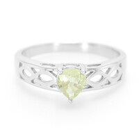 Cuprian Tourmaline Silver Ring