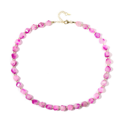 Cherry Blossom Quartz Silver Necklace