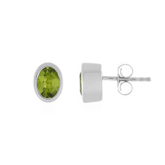 Peridot Silver Earrings