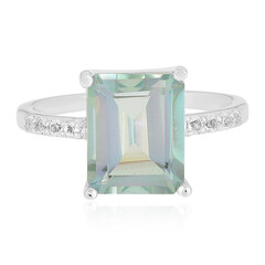 Mountain Lake Quartz Silver Ring