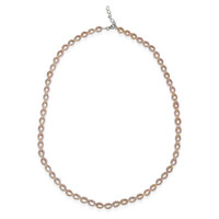 Freshwater pearl Silver Necklace (TPC)