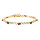 Mozambique Garnet Silver Bracelet