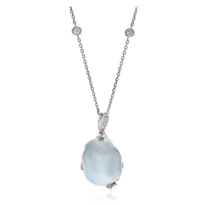 14K Freshwater pearl Gold Necklace (CIRARI)