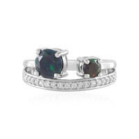 Mezezo Opal Silver Ring (Adela Silber)
