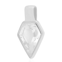 White Quartz Silver Pendant