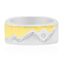I1 (G) Diamond Silver Ring
