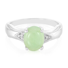 Imperial Chrysoprase Silver Ring