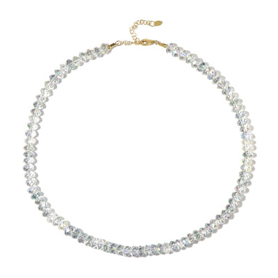 Angel Aura Quartz Silver Necklace