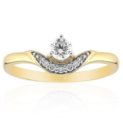 9K SI1 (G) Diamond Gold Ring