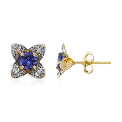 9K Tanzanite Gold Earrings (Adela Gold)