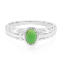 Imperial Chrysoprase Silver Ring