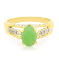 Imperial Chrysoprase Silver Ring