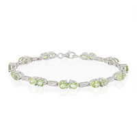 Paraiba Tourmaline Silver Bracelet
