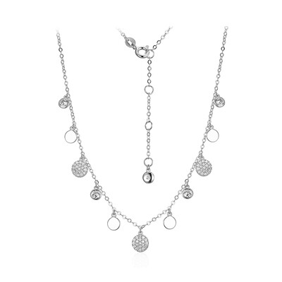 Zircon Silver Necklace