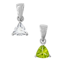 Peridot Silver Pendant