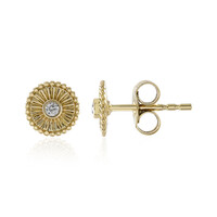 9K IF (G) Diamond Gold Earrings (de Melo)