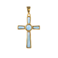 Larimar Silver Pendant