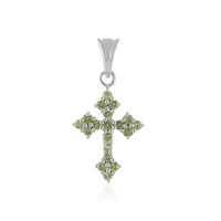 Arizona Peridot Silver Pendant