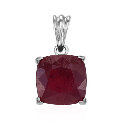Madagascar Ruby Silver Pendant