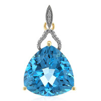 9K Marambaia Topaz Gold Pendant