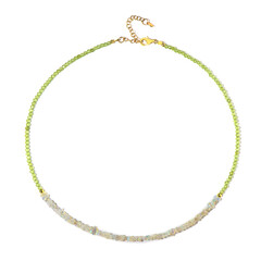 Peridot Silver Necklace