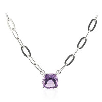 Amethyst Silver Necklace