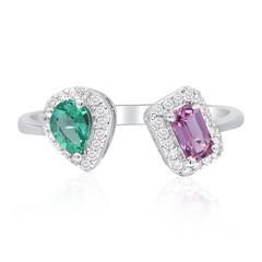 18K AAA Zambian Emerald Gold Ring (CIRARI)