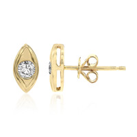 14K SI2 (H) Diamond Gold Earrings (CIRARI)