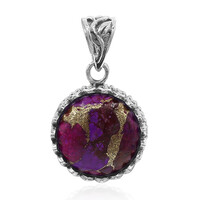 Kingman Purple Mojave Turquoise Silver Pendant (Art of Nature)