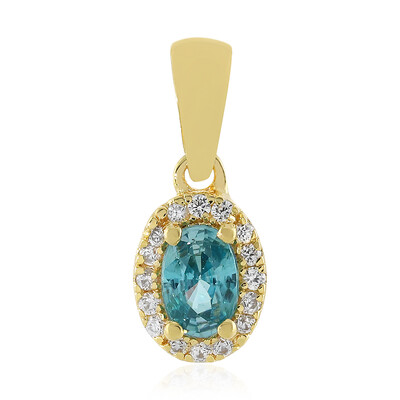 Ratanakiri Zircon Silver Pendant