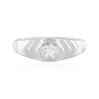 White Topaz Silver Ring