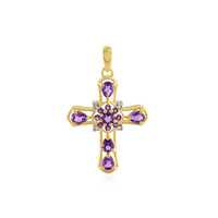 Amethyst Silver Pendant